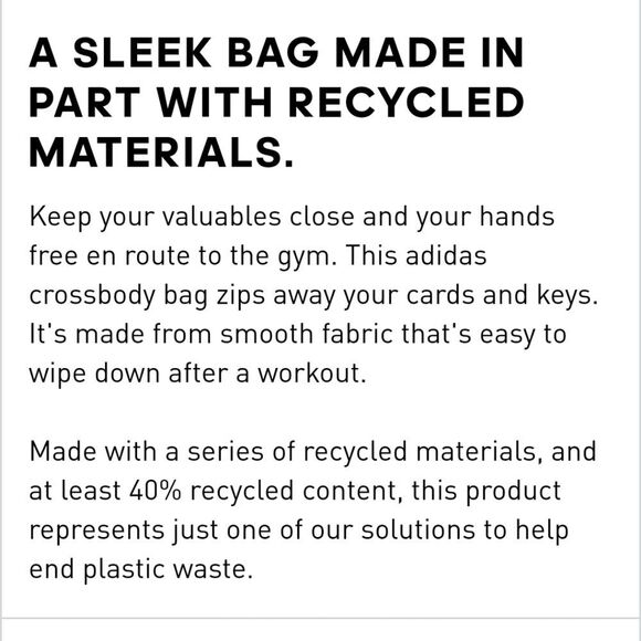 Adidas Essential Sling Crossbody Bag - Picture 10 of 13